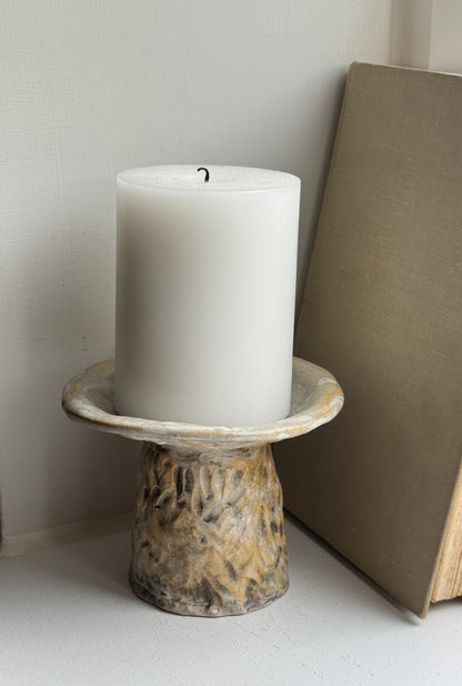 Textured Pedestal Stand