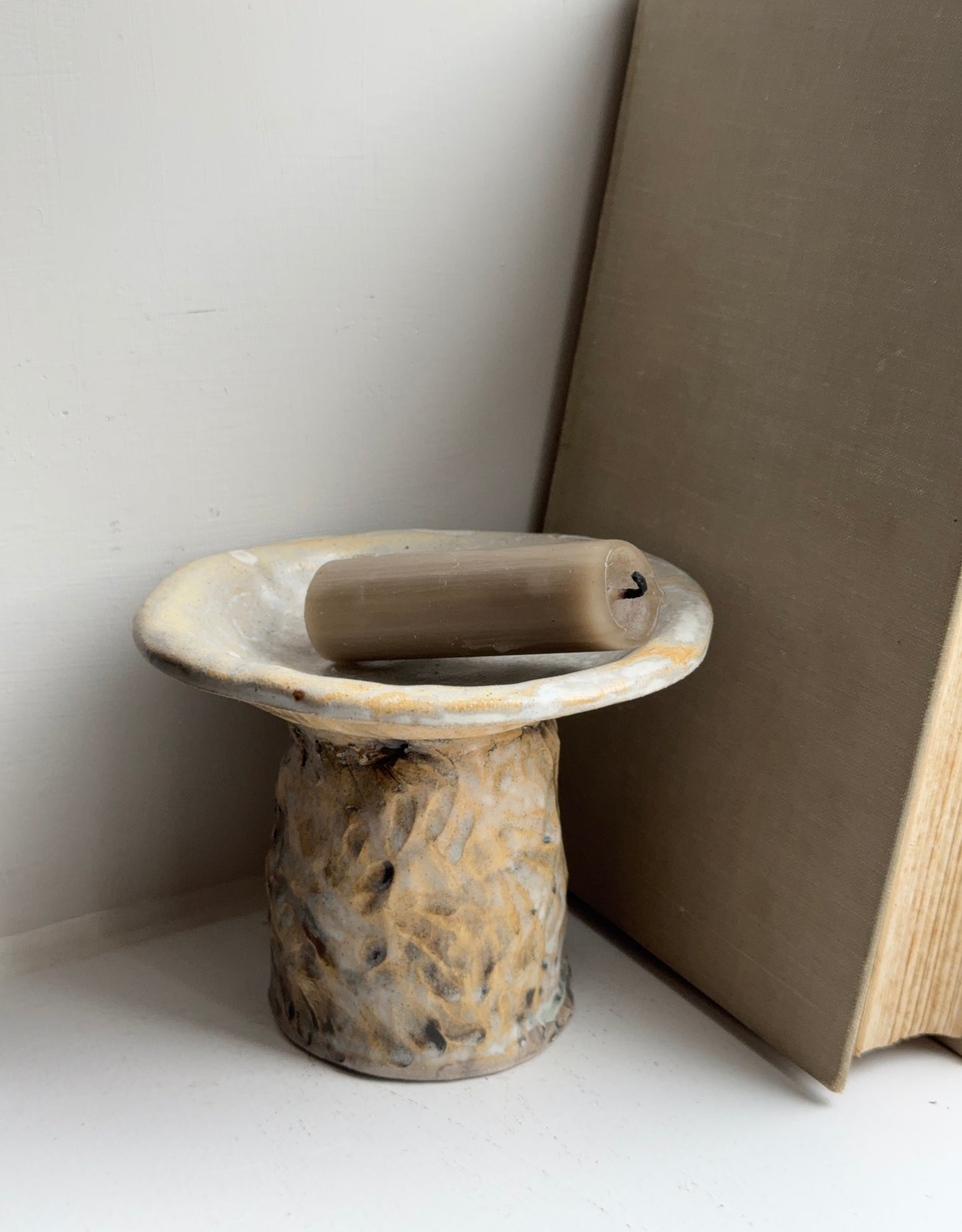 Textured Pedestal Stand