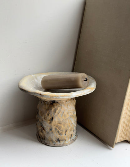 Textured Pedestal Stand