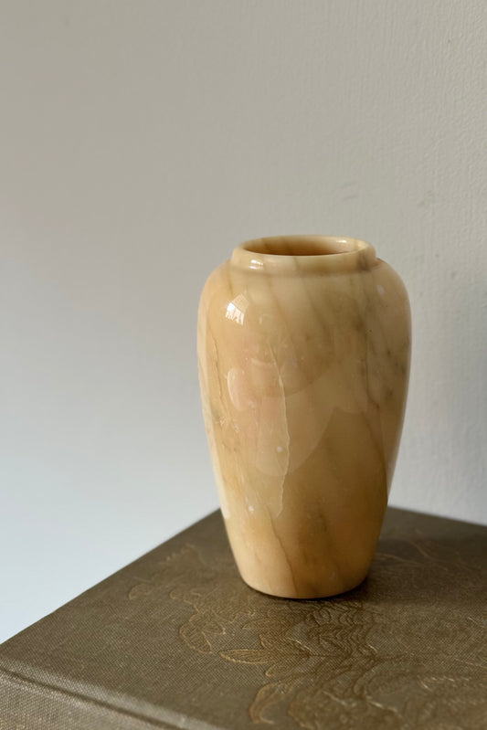 Butter Yellow Marble Vase