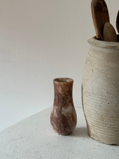 Vintage Carved Onyx Vase