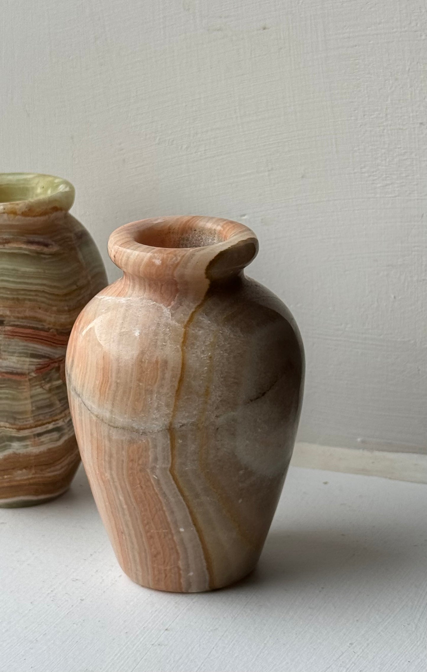 Vintage Onyx Vases