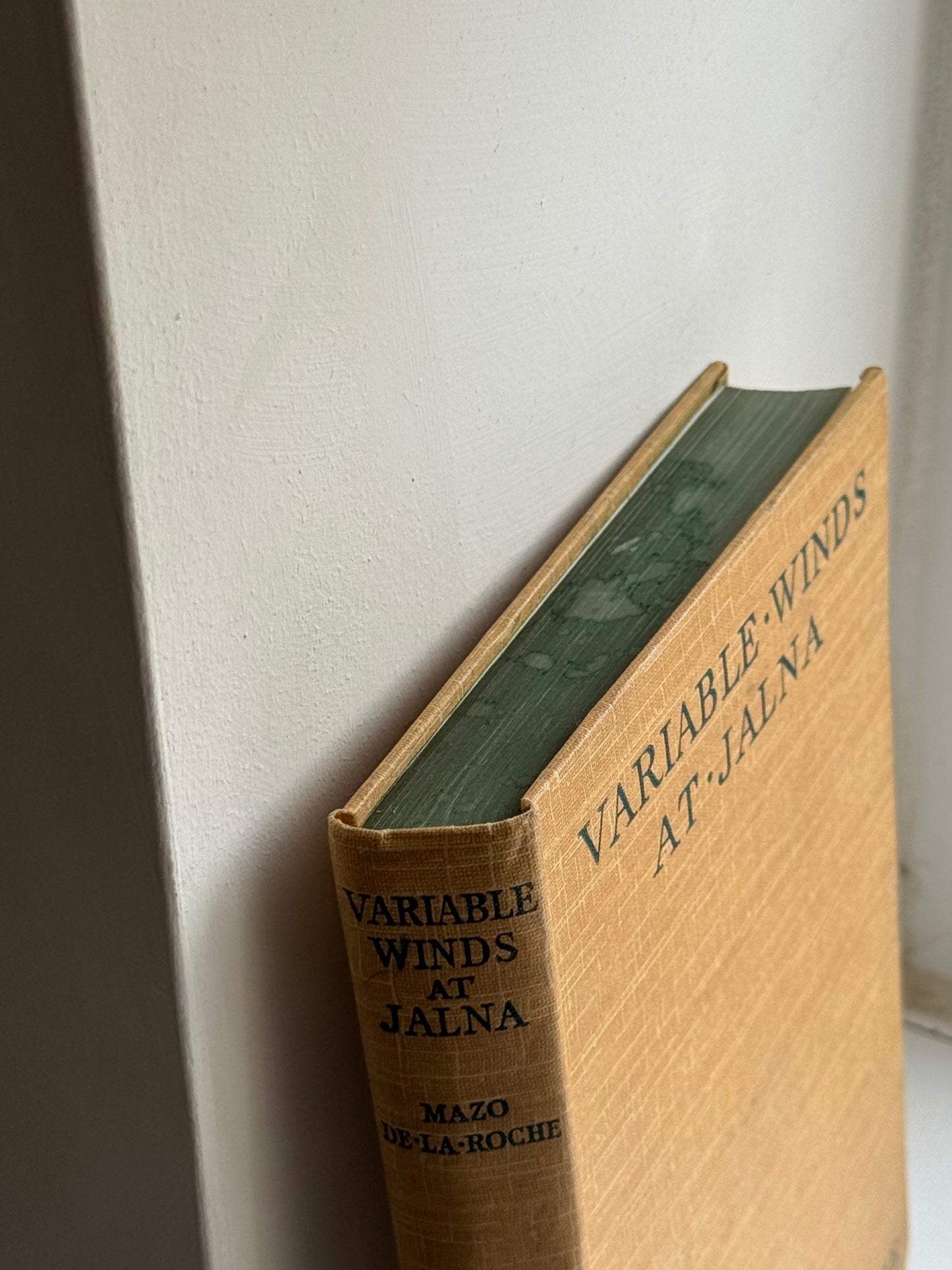 Mustard Beige Vintage Book