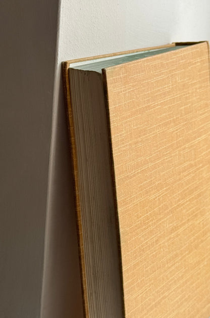 Mustard Beige Vintage Book