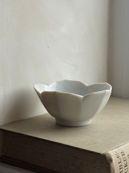 Small Vintage Flower Shaped Bowl