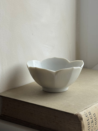 Small Vintage Flower Shaped Bowl