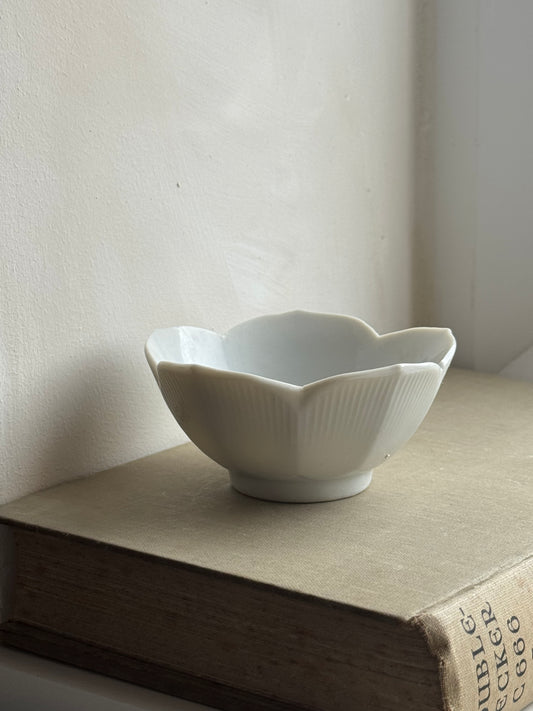 Small Vintage Flower Shaped Bowl