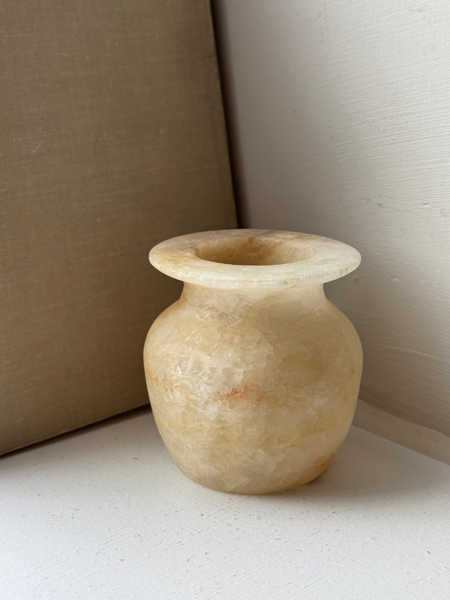 Small Alabaster Pot