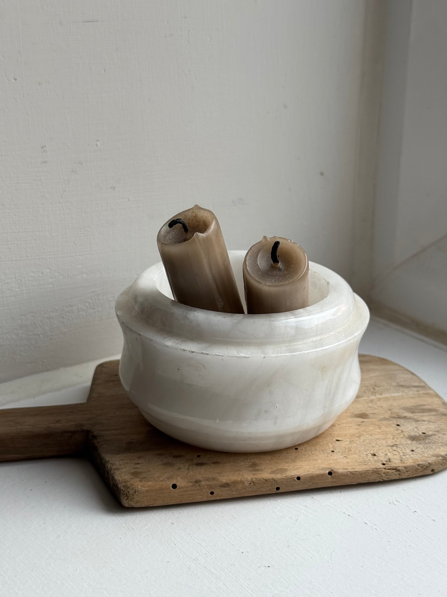 Carved Marble Dish