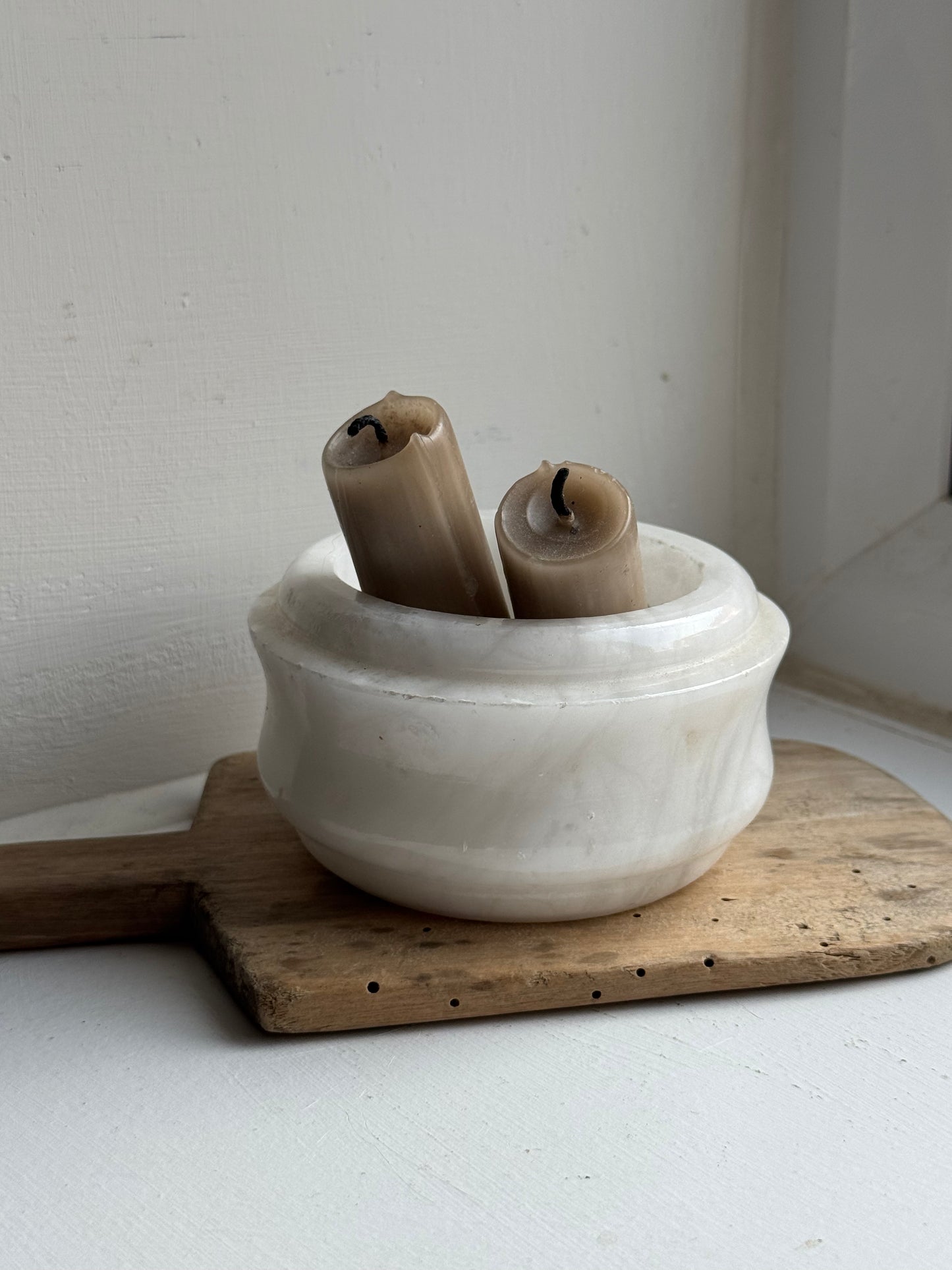 Carved Marble Dish