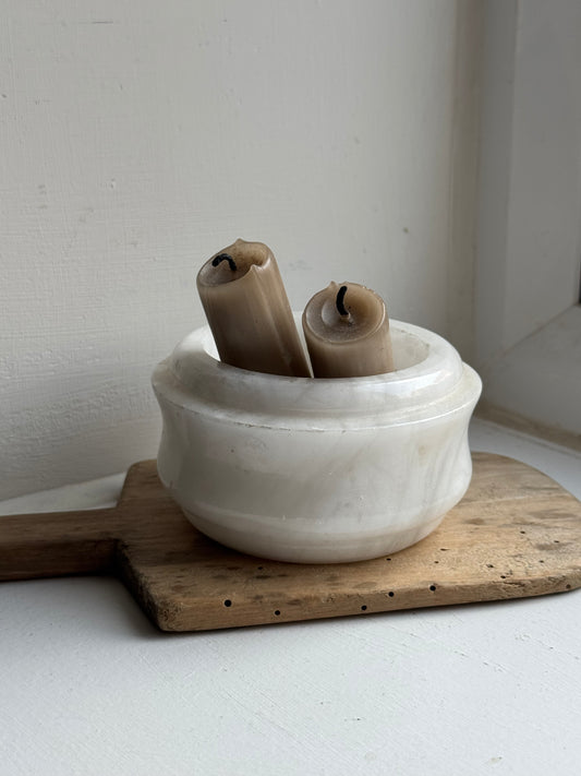 Carved Marble Dish