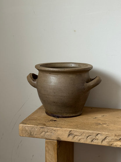 Soft Brown Twin Handled French Pot
