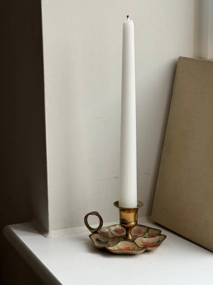 Vintage Floral Candle Holder