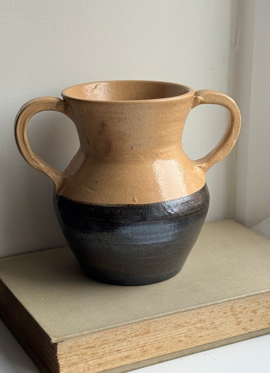 Two Toned Twin Handled Vase