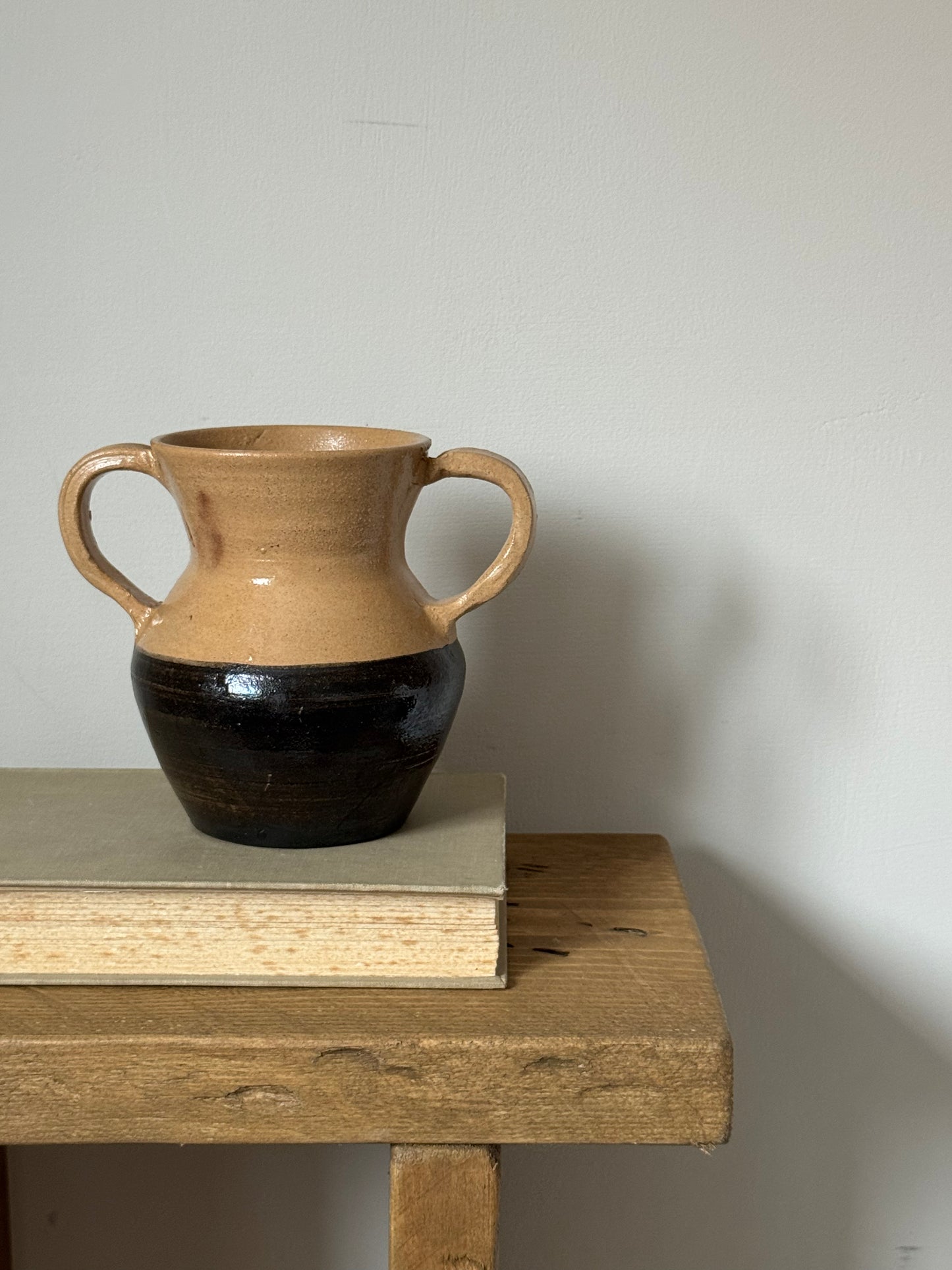 Two Toned Twin Handled Vase