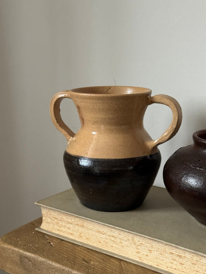 Two Toned Twin Handled Vase