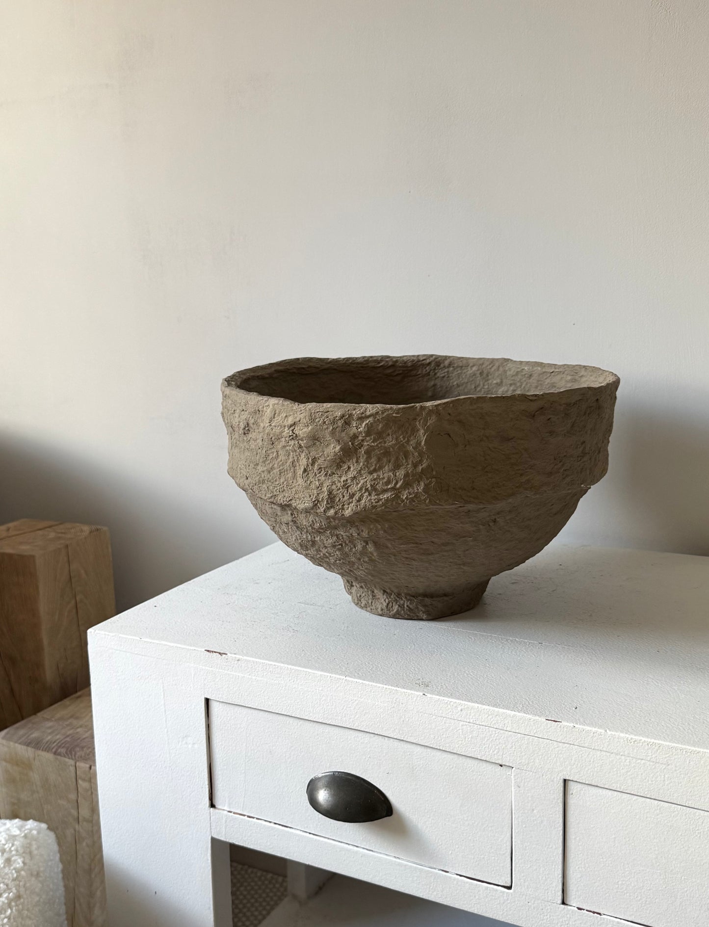 Up-cycled  |   XL Papier mache decorative bowls