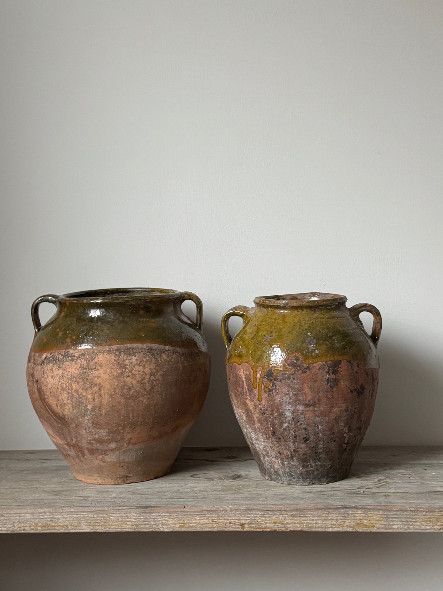 Antique Romanian Twin Handled Pot