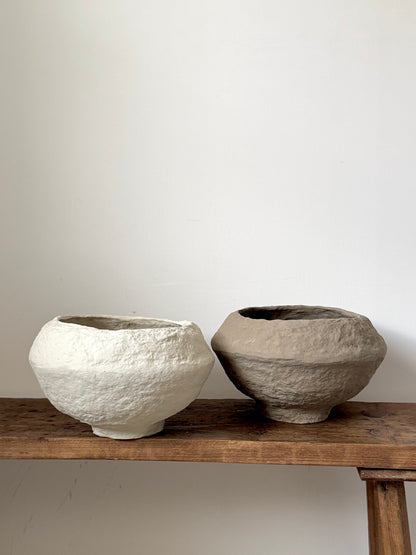 Up-cycled  |   Papier mache wabi-sabi decorative bowls