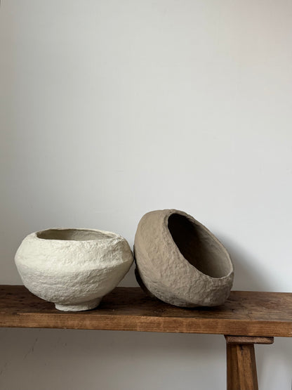 Up-cycled  |   Papier mache wabi-sabi decorative bowls