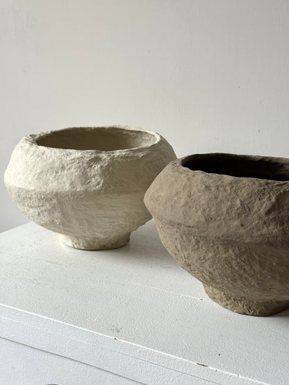 Up-cycled  |   Papier mache wabi-sabi decorative bowls