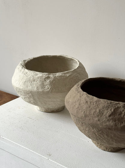 Up-cycled  |   Papier mache wabi-sabi decorative bowls