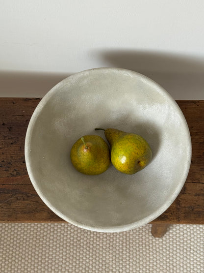 Up-cycled  |   Stone effect round decorative French-style bowl