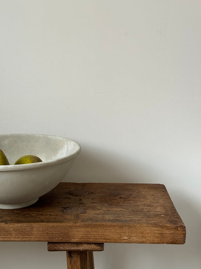 Up-cycled  |   Stone effect round decorative French-style bowl