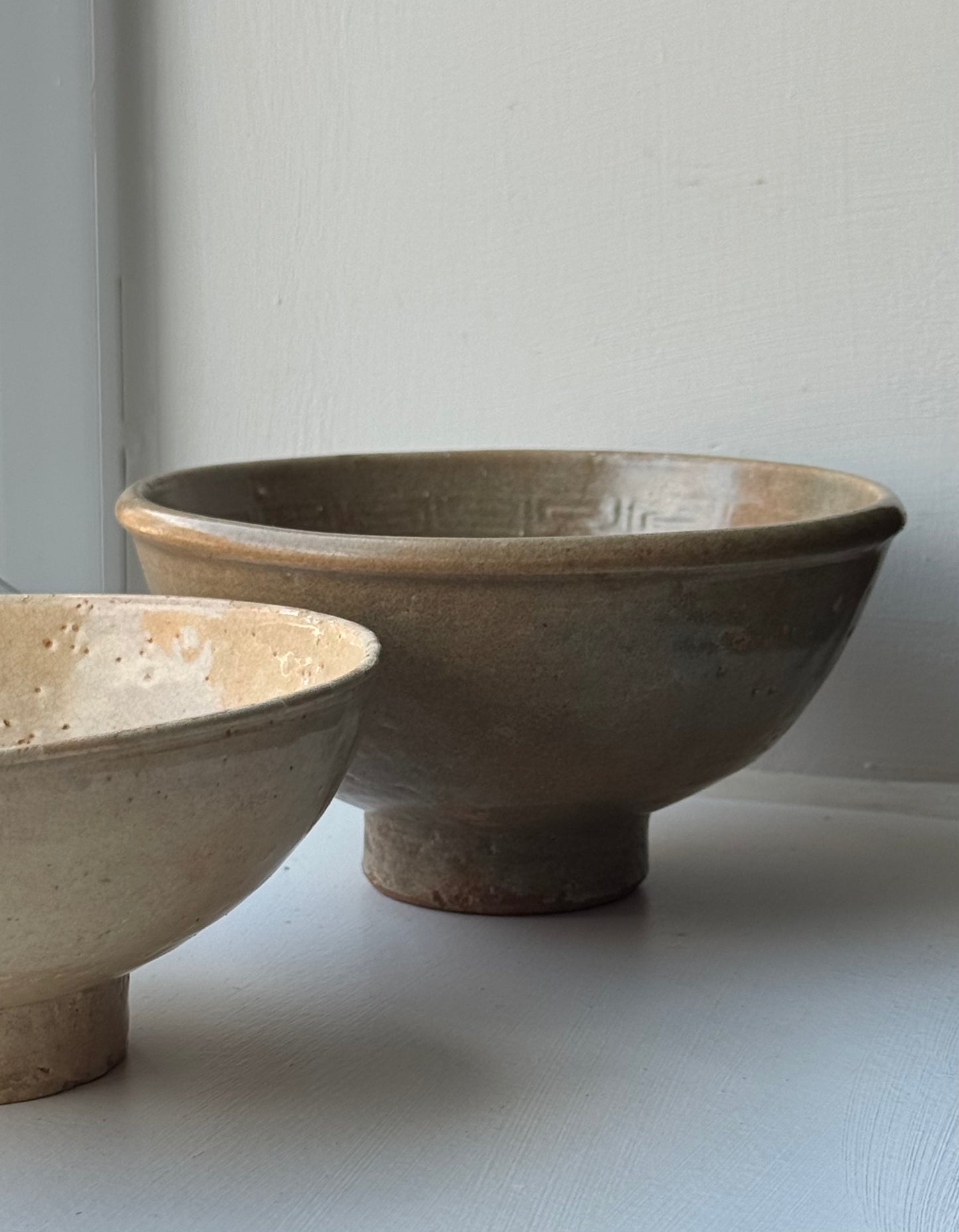 Soft Brown Vintage Japanese Tea Bowl