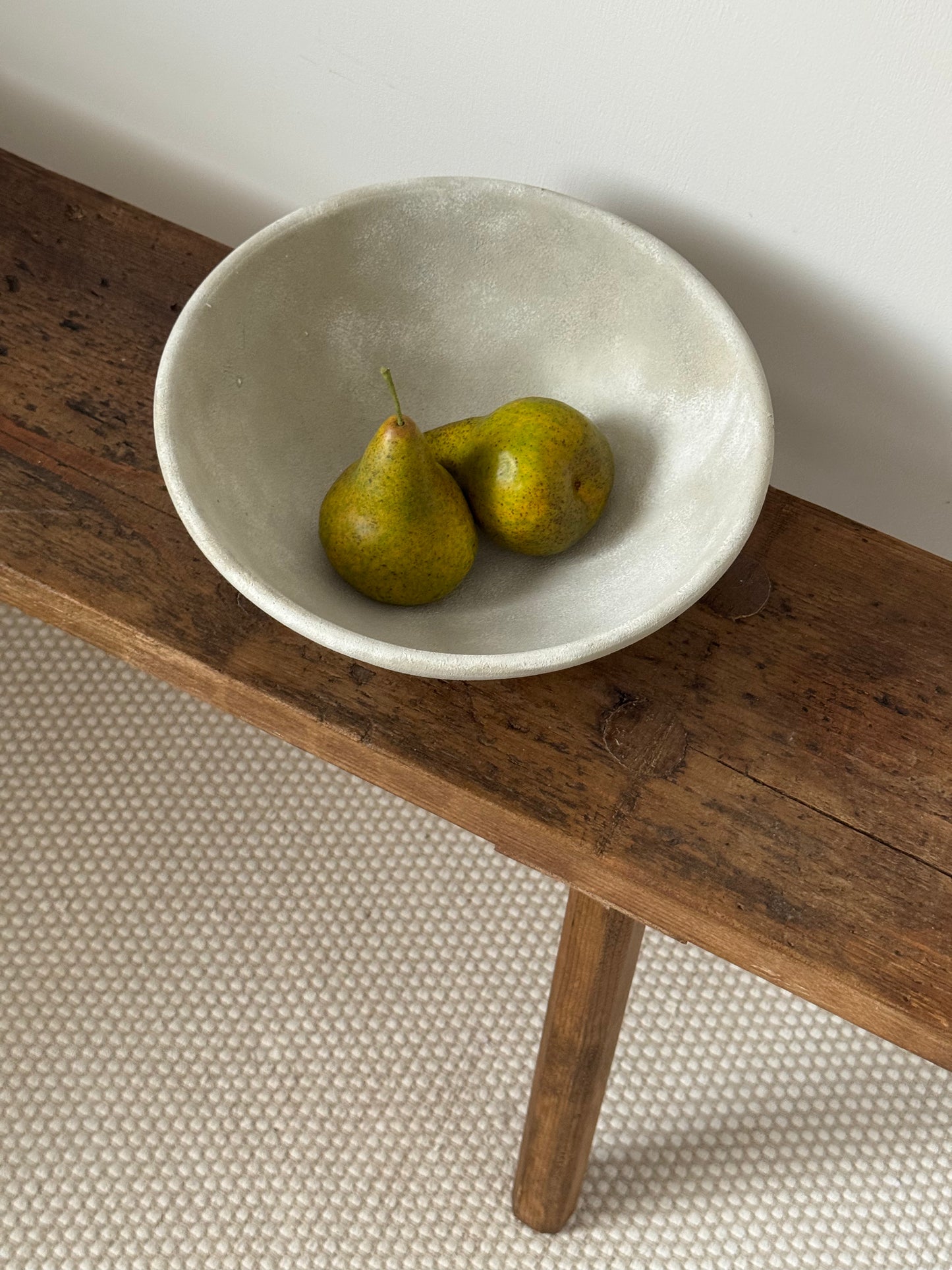 Up-cycled  |   Stone effect round decorative French-style bowl