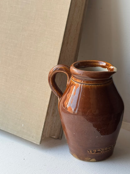 Small Rich Brown Vintage Jug