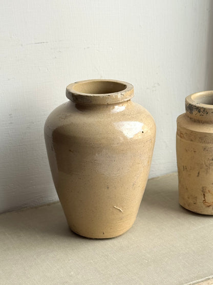 Small Glazed Warm Tapered Pot