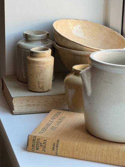 Miniature Beige Vintage Pot