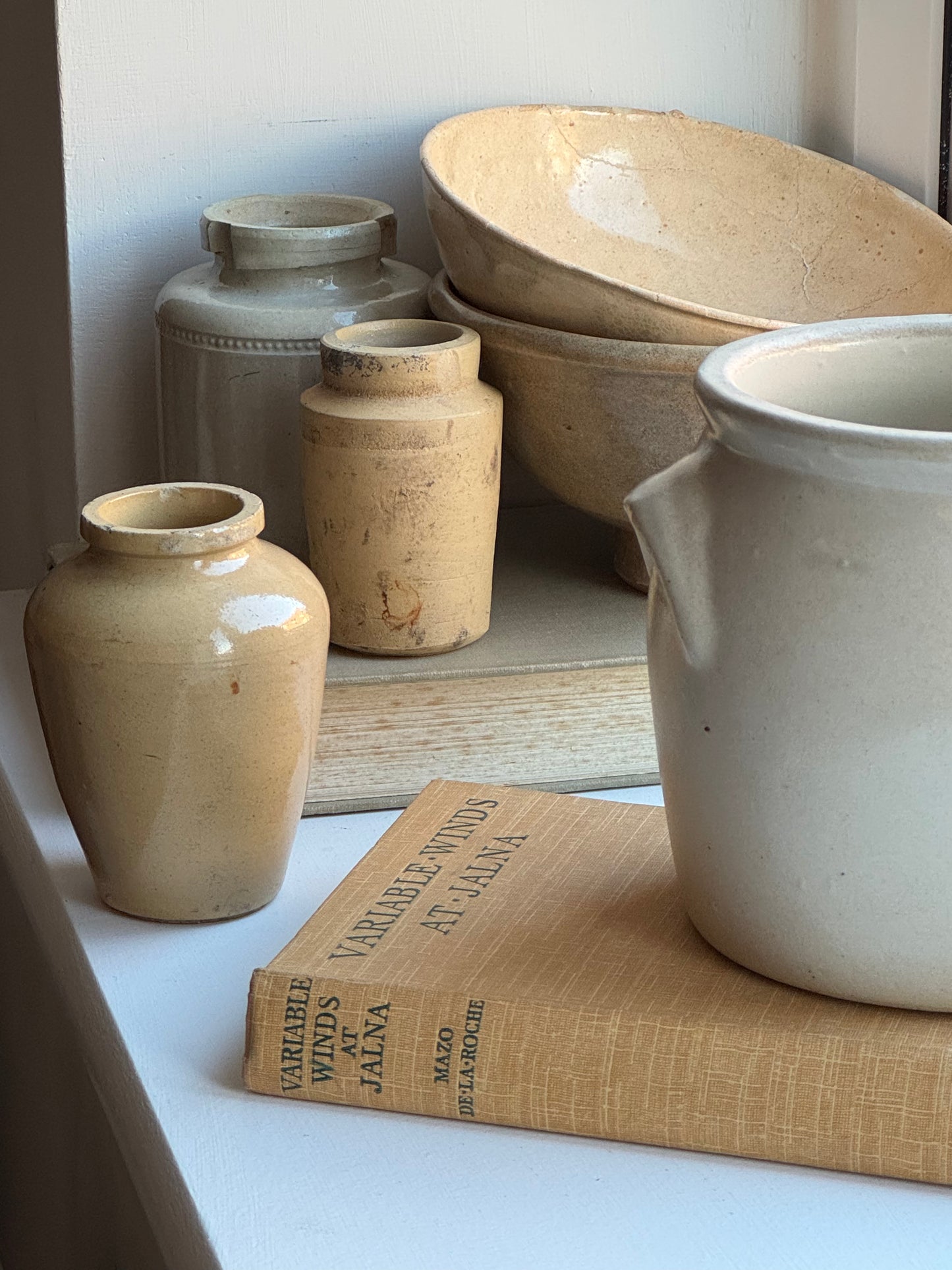 Small Glazed Warm Tapered Pot