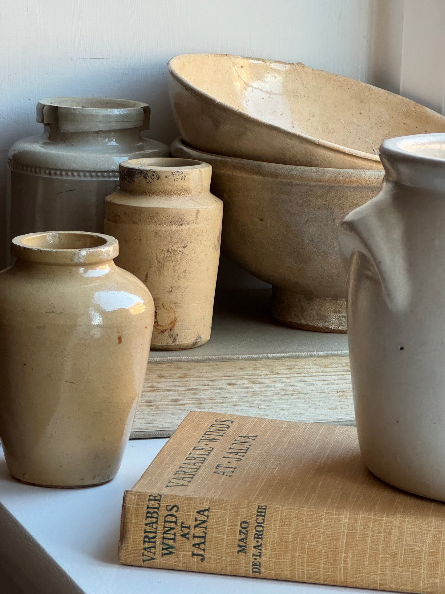 Mustard Beige Vintage Book