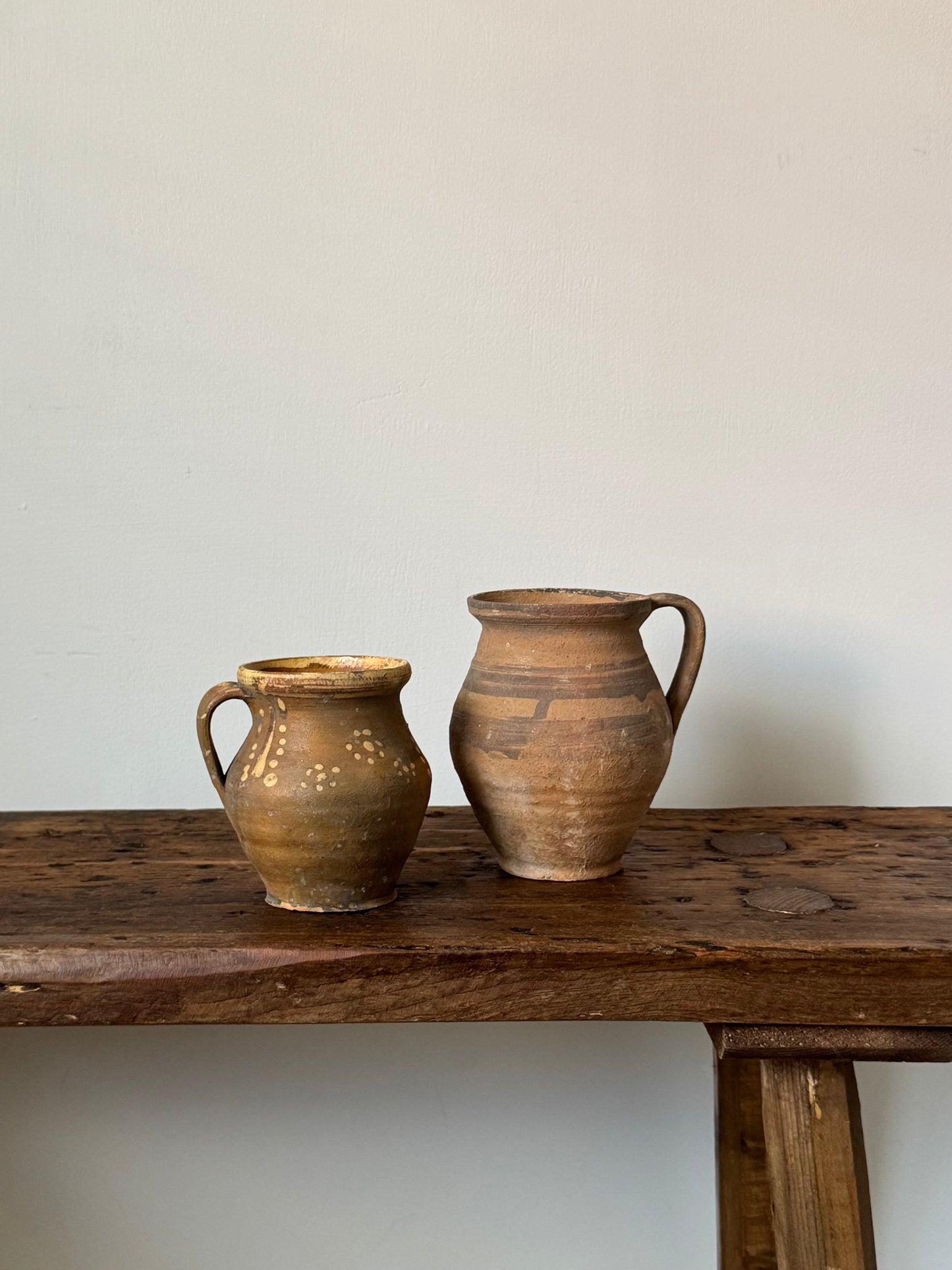 Small Earthenware Folk Jug