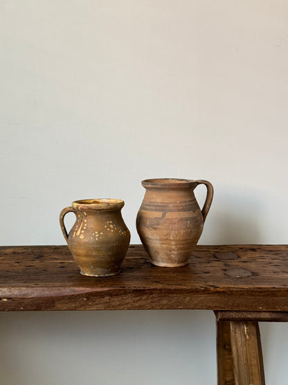 Small Earthenware Folk Jug