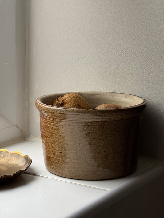 Two-Toned French Preserve Pot