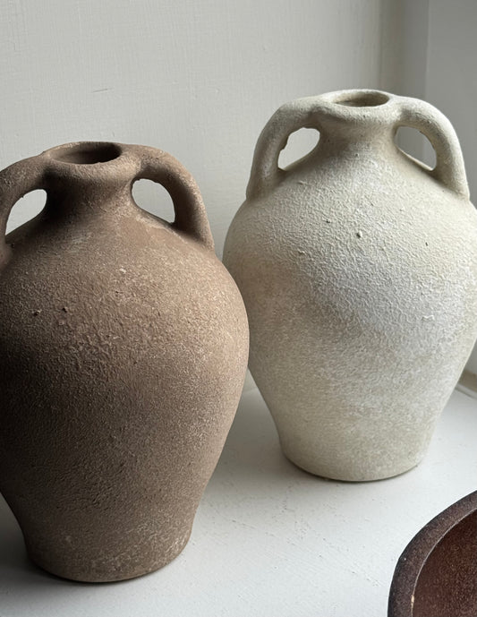 Up-cycled  |  Small twin handled amphoras