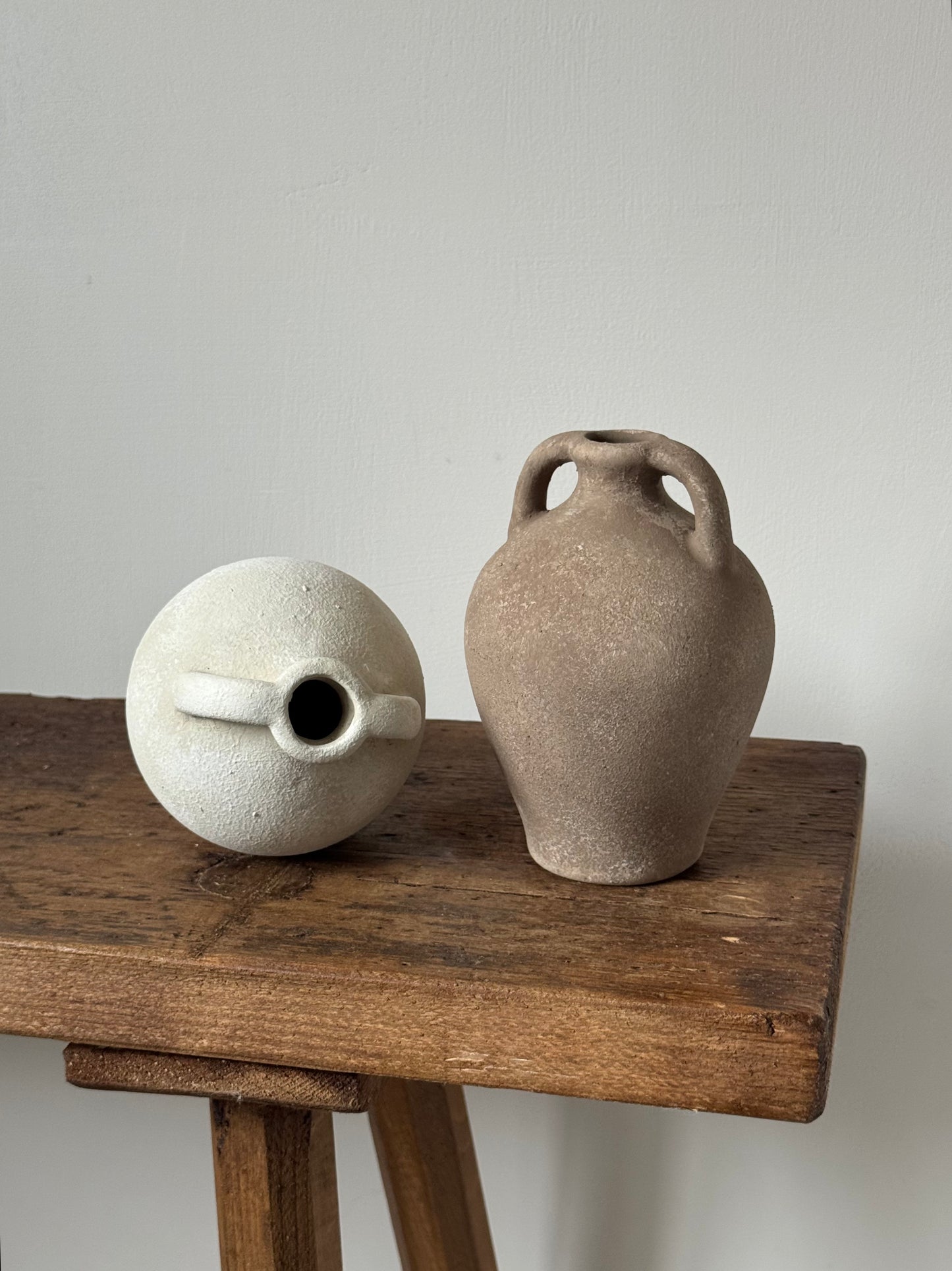 Up-cycled  |  Small twin handled amphoras
