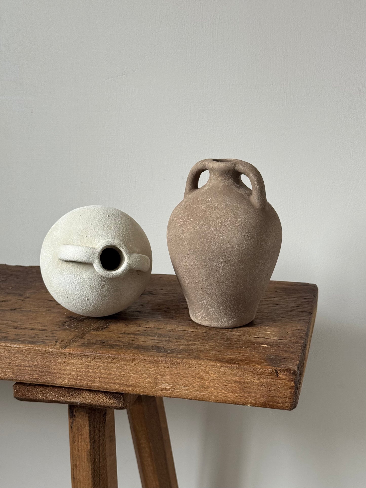Up-cycled  |  Small twin handled amphoras