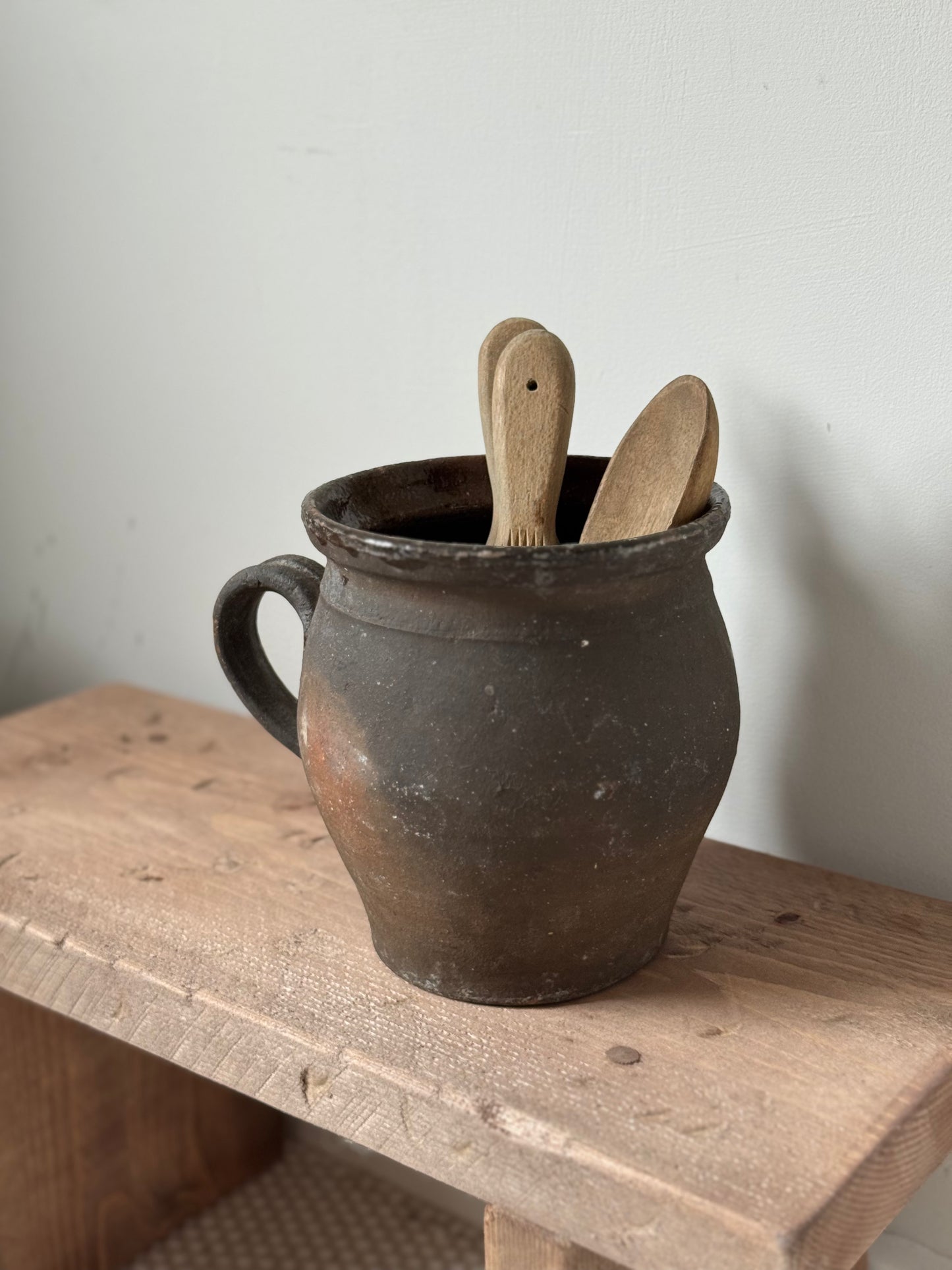 Deep Chocolate Brown Utility Jug