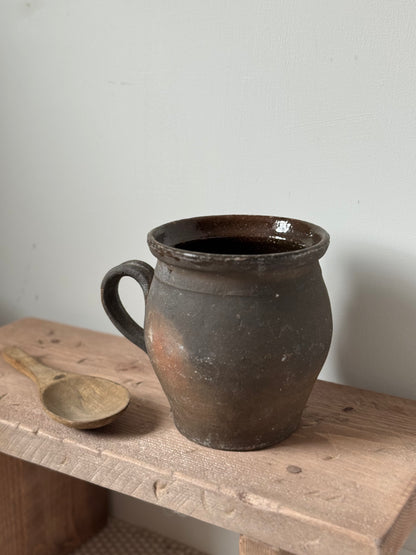 Deep Chocolate Brown Utility Jug