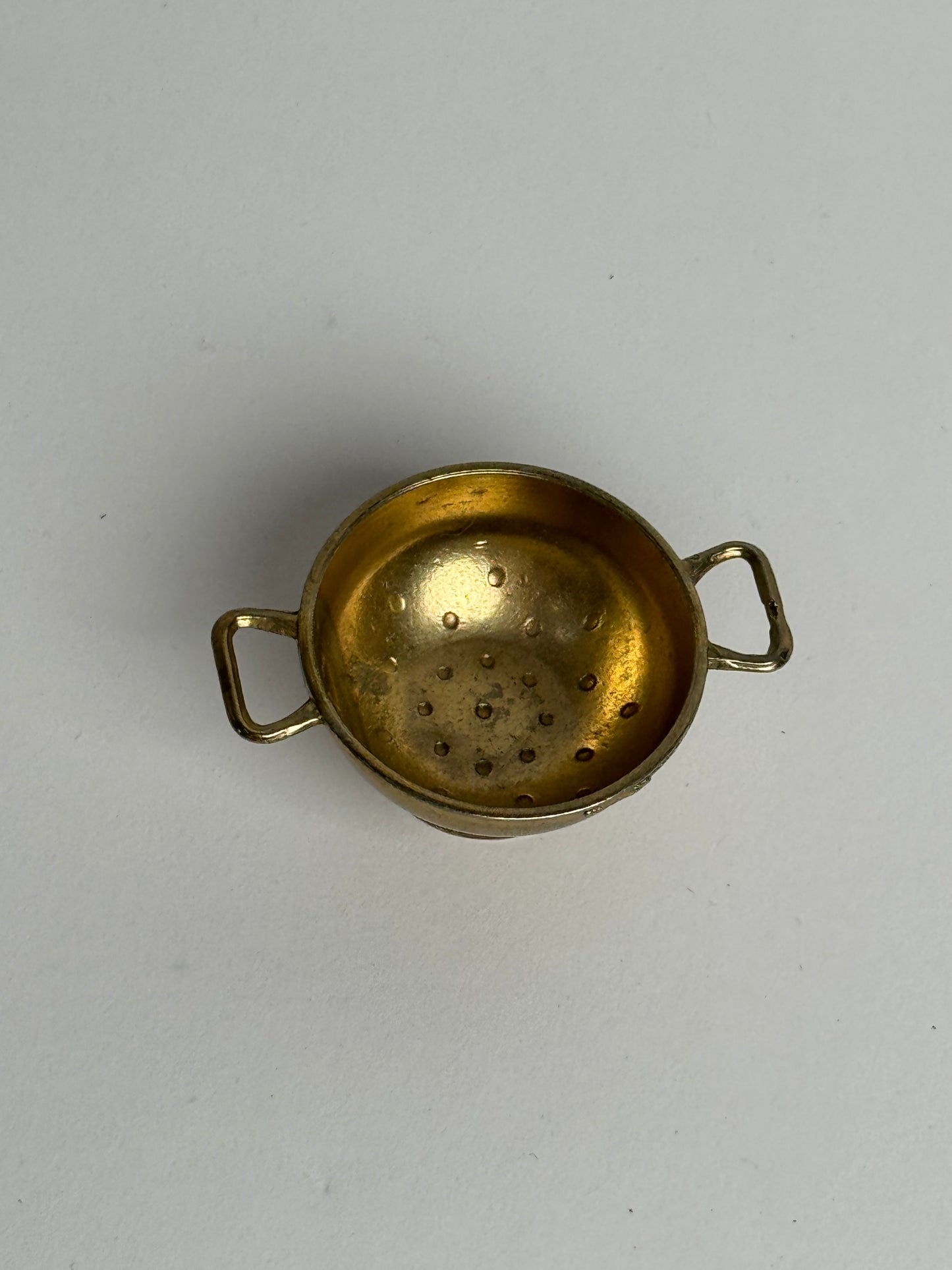 Miniature Brass Colander