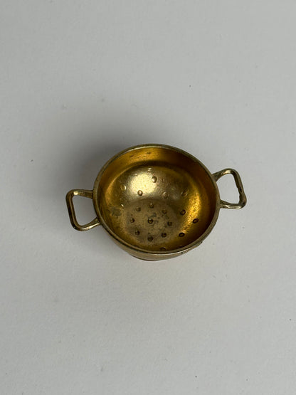 Miniature Brass Colander