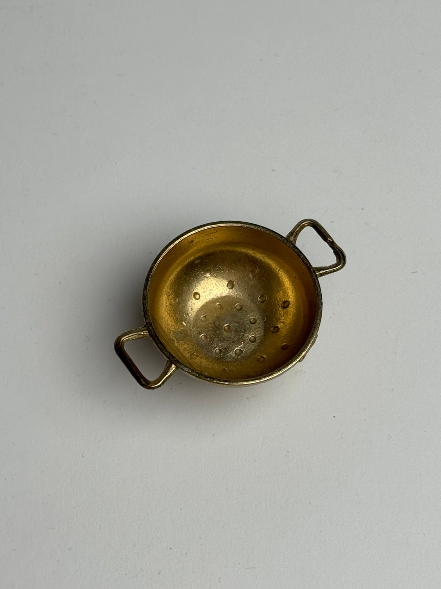 Miniature Brass Colander