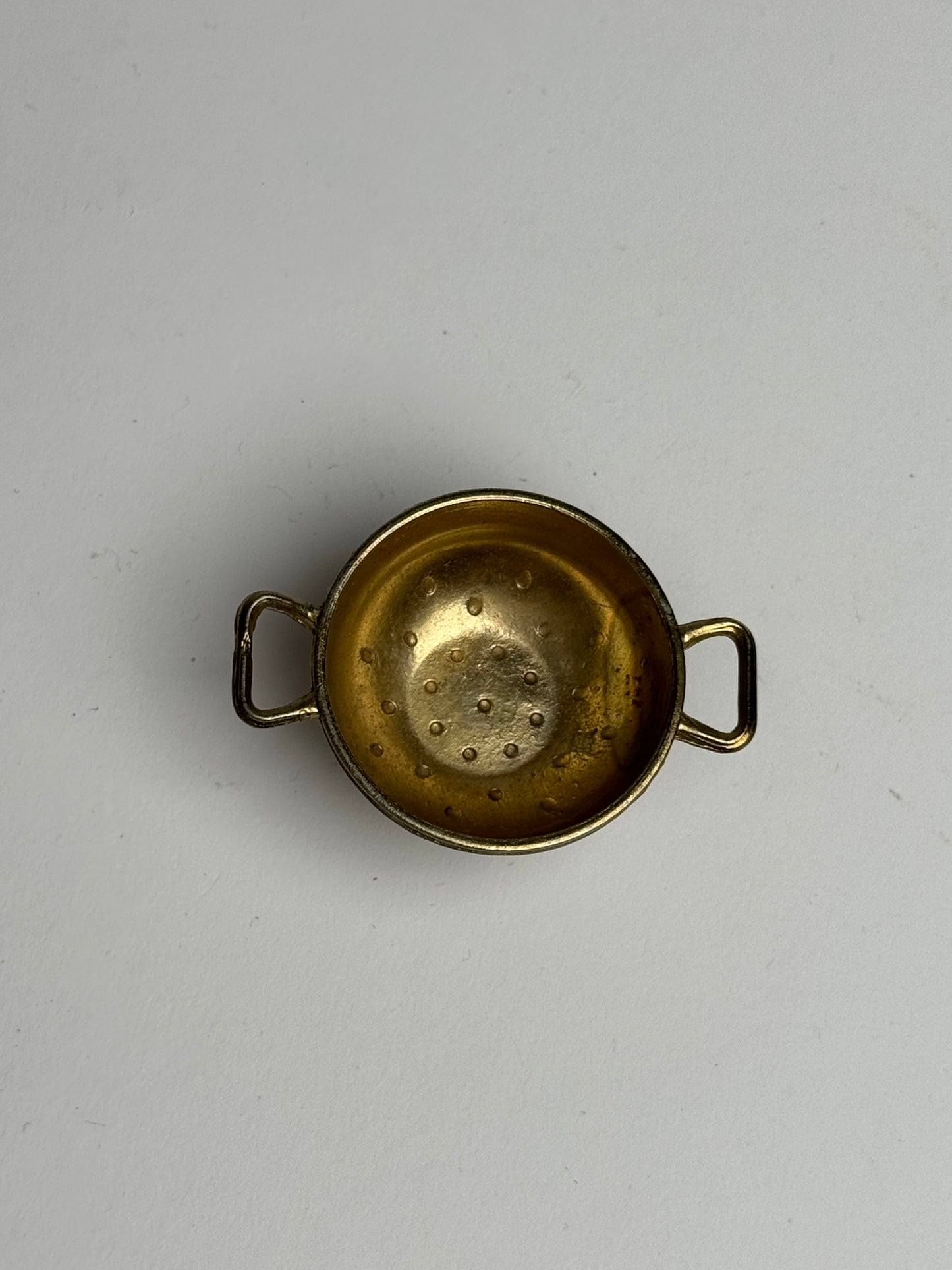 Miniature Brass Colander
