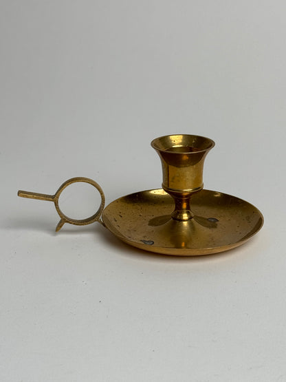 Vintage Brass Candle Holder