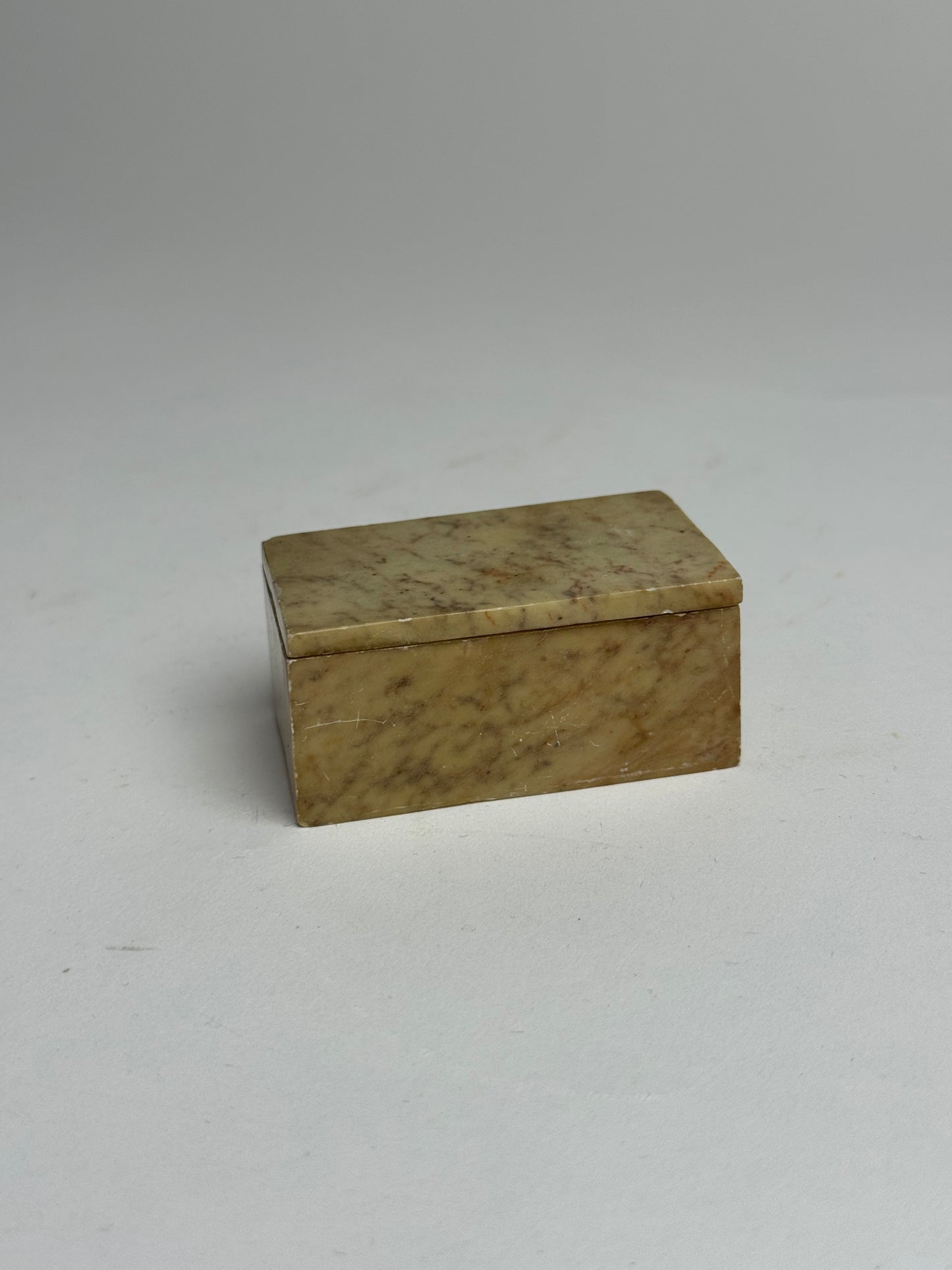 Small Alabaster Match Box