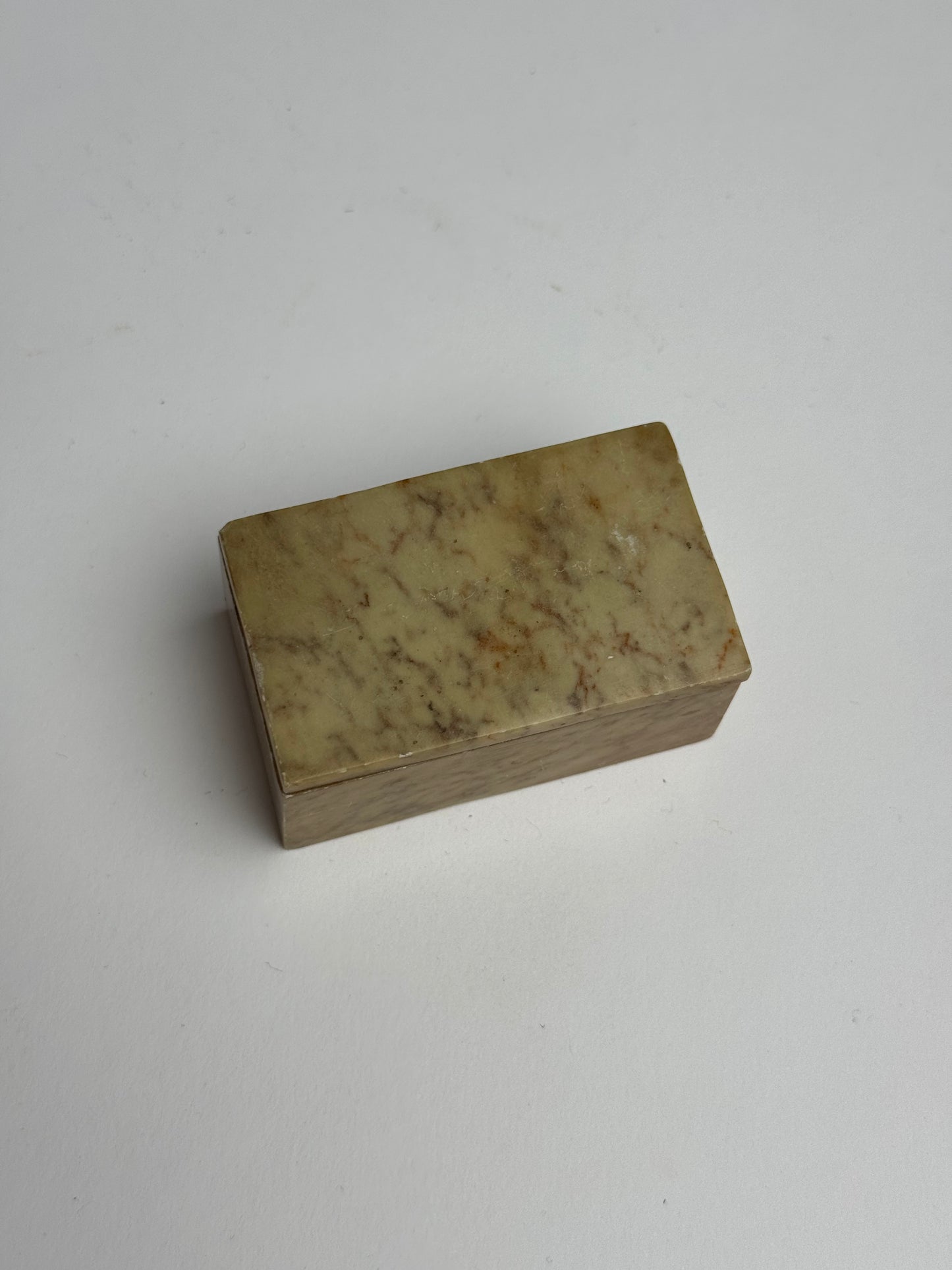 Small Alabaster Match Box